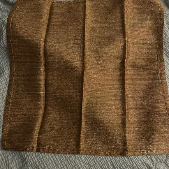 Pier 1 Imports Placemats Striped Viscose/Polyester Set Of 4 20X51 - Picture 4 of 5